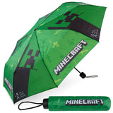 Minecraft Telescopic Umbrella - Folding Umbrella Lightweight for Travel School