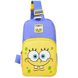 SpongeBob Boys Crossbody Bag with 2 Compartments Adjustable Strap - Boys Gifts