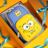 SpongeBob Boys Crossbody Bag with 2 Compartments Adjustable Strap - Boys Gifts