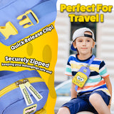 SpongeBob Boys Crossbody Bag with 2 Compartments Adjustable Strap - Boys Gifts