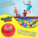 Ball Pit Balls Summer Outdoor Indoor Soft Balls for Kids -100 Balls - Get Trend