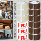 Packaging Tape Rolls Multipack - Tapes Mixed, 4 Pack - Get Trend