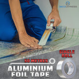 DECO EXPRESS Aluminium Adhesive Tape - Insulation Tape - 50 M, 1 Pcs - Get Trend