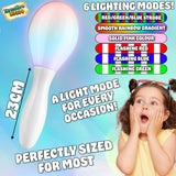 KreativeKraft Sensory Light Up Maracas -  LED Multi Colour Flashing Sensory Maracas - Get Trend