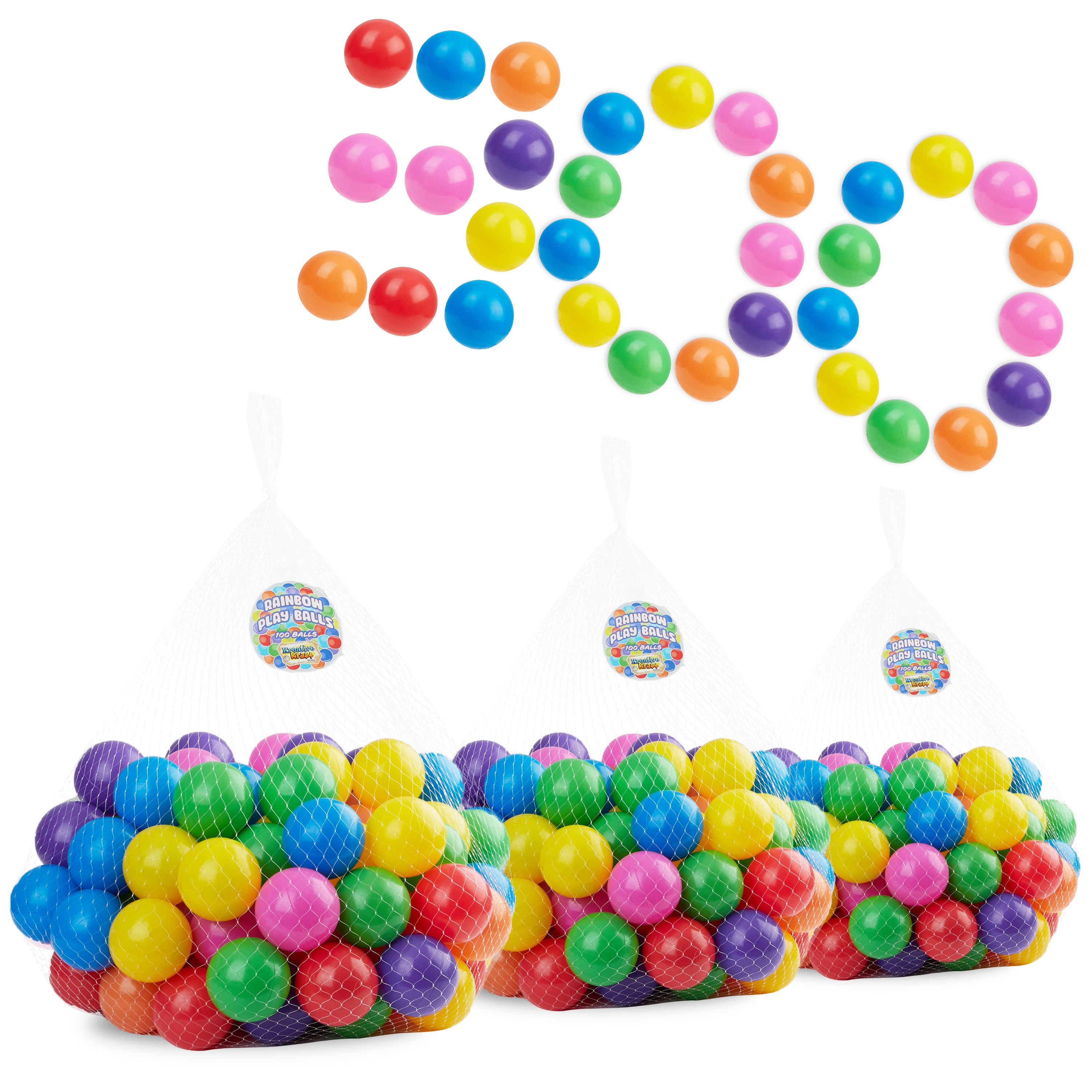 Ball Pit Balls Summer Outdoor Indoor Soft Balls for Kids  - 300 balls - Get Trend