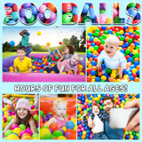 Ball Pit Balls Summer Outdoor Indoor Soft Balls for Kids  - 300 balls - Get Trend