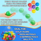 Ball Pit Balls Summer Outdoor Indoor Soft Balls for Kids  - 300 balls - Get Trend