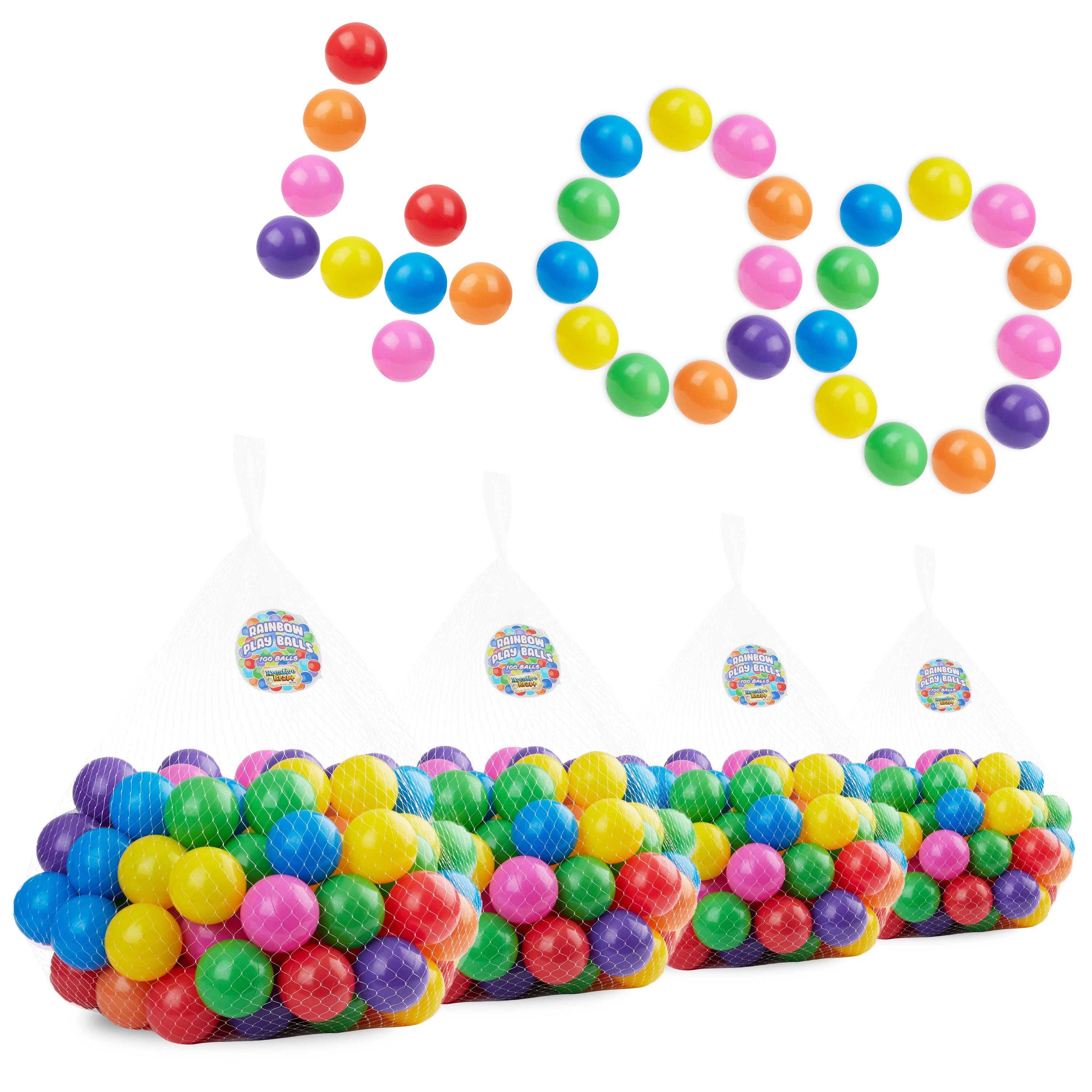 Ball Pit Balls Summer Outdoor Indoor Soft Balls - 400 Balls - Get Trend