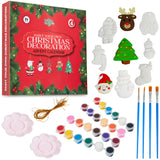 KreativeKraft DIY Decorations Advent Calendar 2024 Paint Your Own Decorations