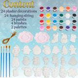 KreativeKraft DIY Decorations Advent Calendar 2024 Paint Your Own Decorations