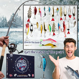 KreativeKraft Fishing Advent Calendar 2024, Christmas Countdown Calendar for Men