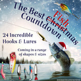 KreativeKraft Fishing Advent Calendar 2024, Christmas Countdown Calendar for Men