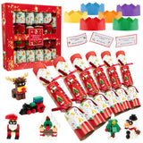 KreativeKraft Christmas Crackers, Pack of 6 or 10 Crackers for Kids and Adults - Block Toys - Get Trend