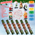 KreativeKraft Christmas Crackers, Pack of 6 or 10 Crackers for Kids and Adults -Wind Up Toys - Get Trend