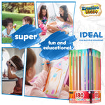 KreativeKraft Coloured Pencils Set of 180 - Colouring Pencils for Kids - Get Trend