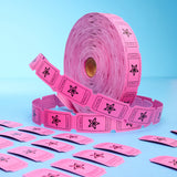 KreativeKraft Bingo Accessories Variety of Raffle Tickets Easy Tear for Events Parties (Pink Raffle)