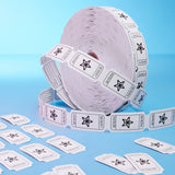 KreativeKraft Bingo Accessories Variety of Raffle Tickets Easy Tear for Events Parties (White Raffle)