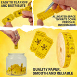 KreativeKraft Bingo Accessories Variety of Raffle Tickets Easy Tear for Events Parties (Yellow Raffle)