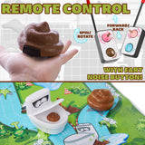 KreativeKraft Fake Poo Game Battery Operated with Remote Control -  Novelty Gifts