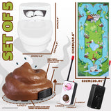 KreativeKraft Fake Poo Game Battery Operated with Remote Control -  Novelty Gifts