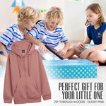 CityComfort Hoodies For Kids, CityComfort Plain Zip Up Hoodie - Get Trend