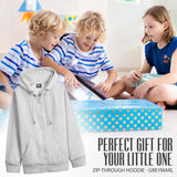 CityComfort Hoodies For Kids, CityComfort Plain Zip Up Hoodie - Get Trend