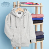 CityComfort Hoodies For Kids, CityComfort Plain Zip Up Hoodie - Get Trend