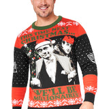 Only Fools and Horses Christmas Jumper for Men - Black/Red - Get Trend