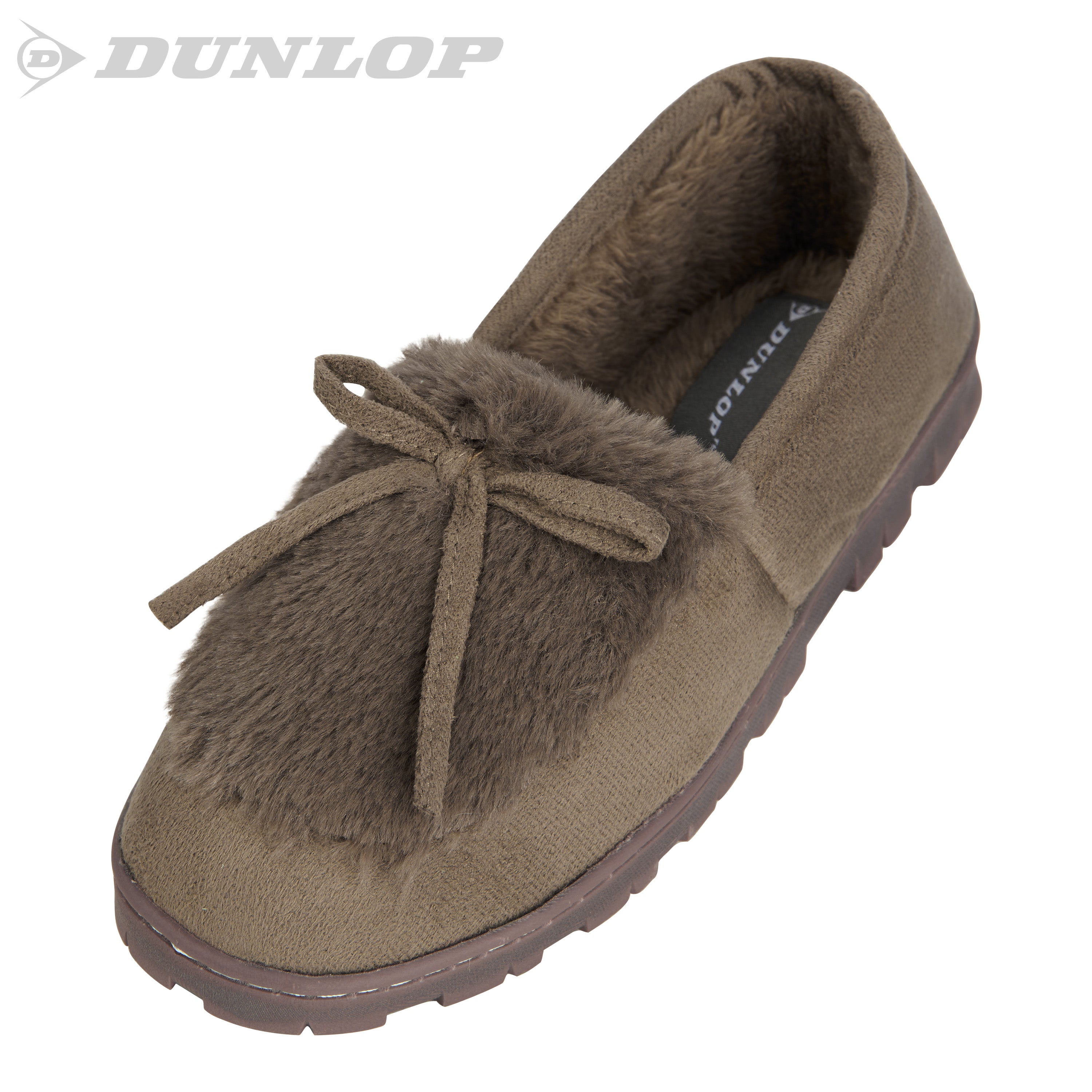 DUNLOP Slippers Women - Fluffy Indoor House Shoes - Get Trend