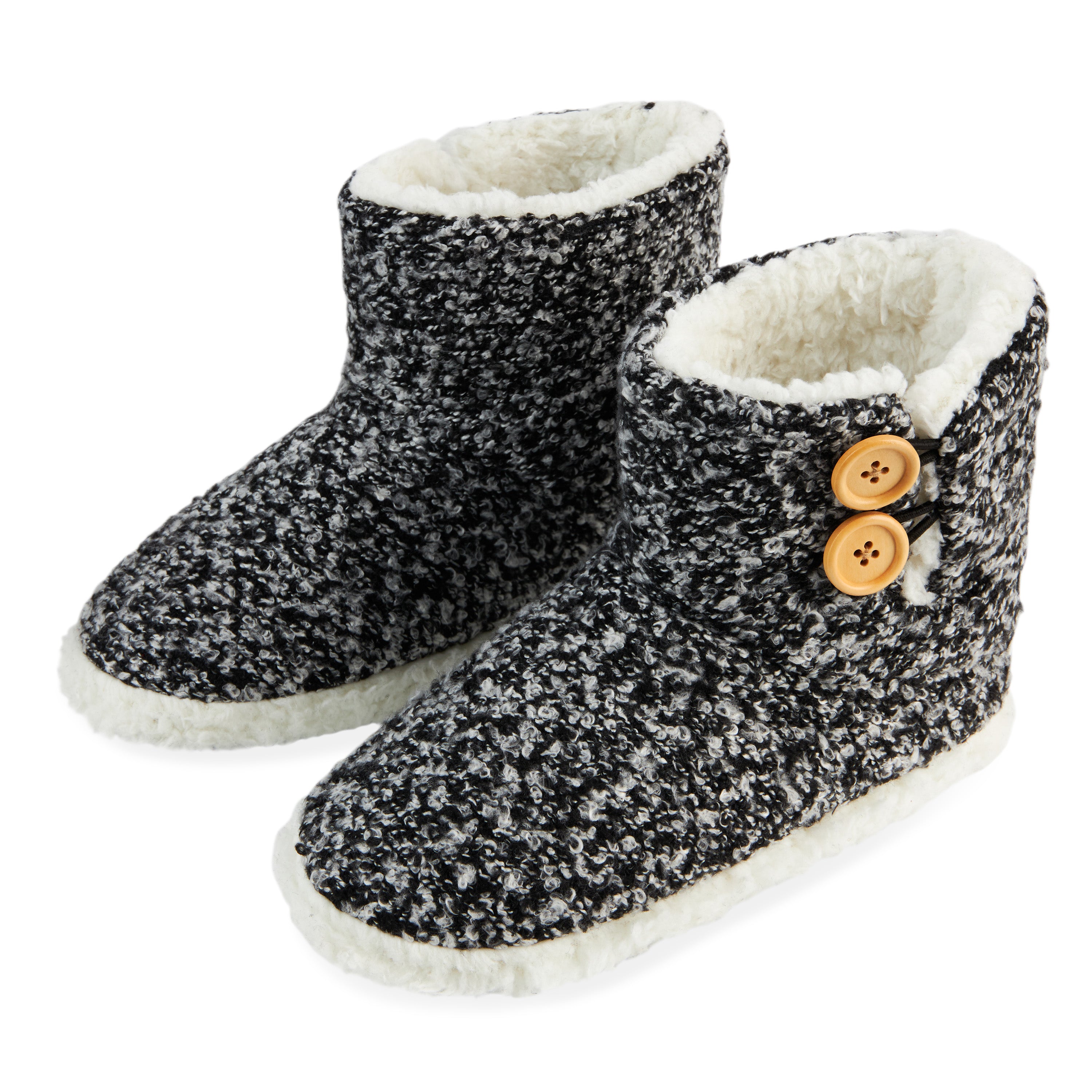 Dunlop Slippers for Women, Faux Sheepskin Fur Bootie Slippers Women - Get Trend