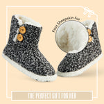 Dunlop Slippers for Women, Faux Sheepskin Fur Bootie Slippers Women - Get Trend