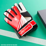 Liverpool F.C. Goalkeeper Gloves for Kids Teenagers - Size 5 - Get Trend