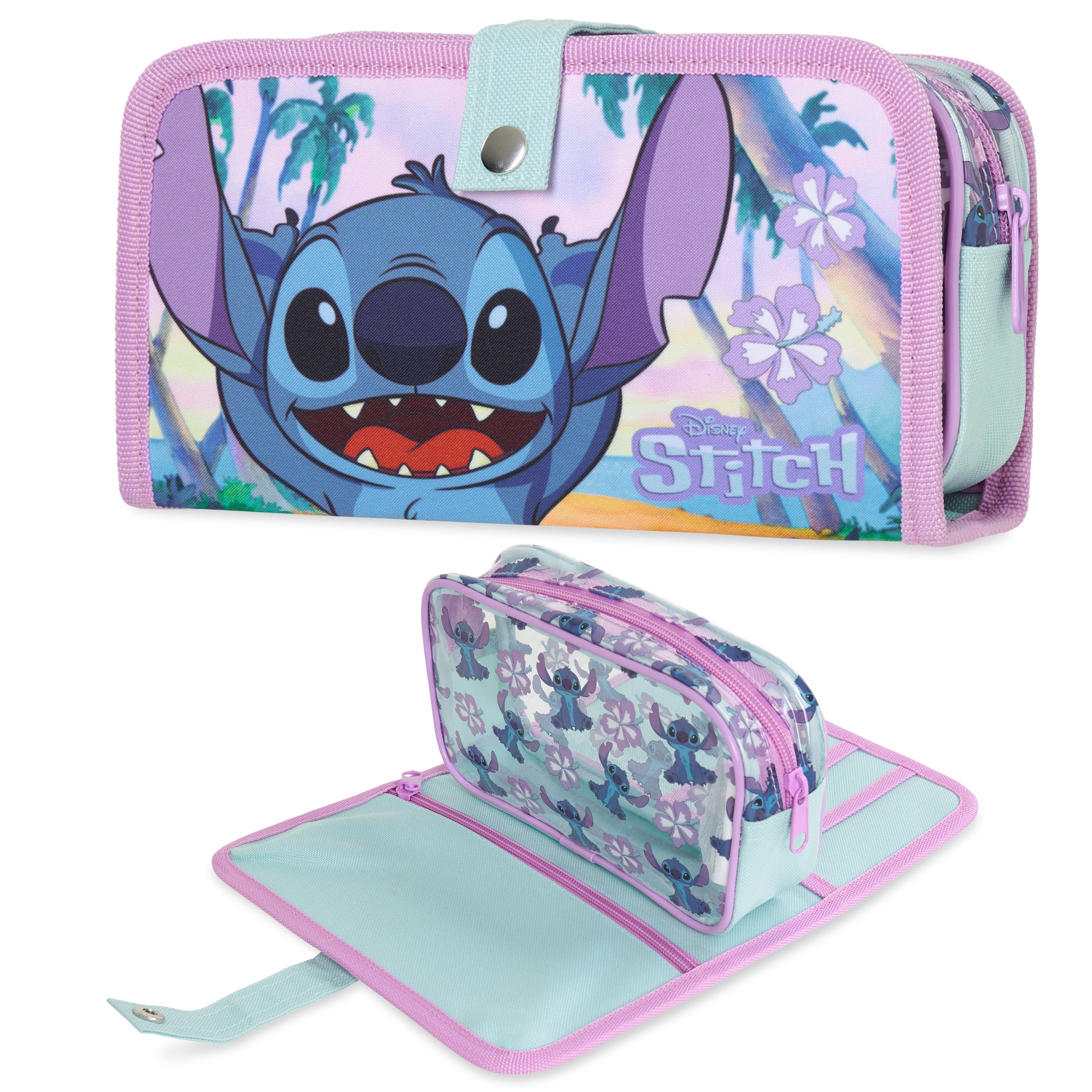 Disney Stitch Make Up Bag - Travel Cosmetics Bag - Get Trend