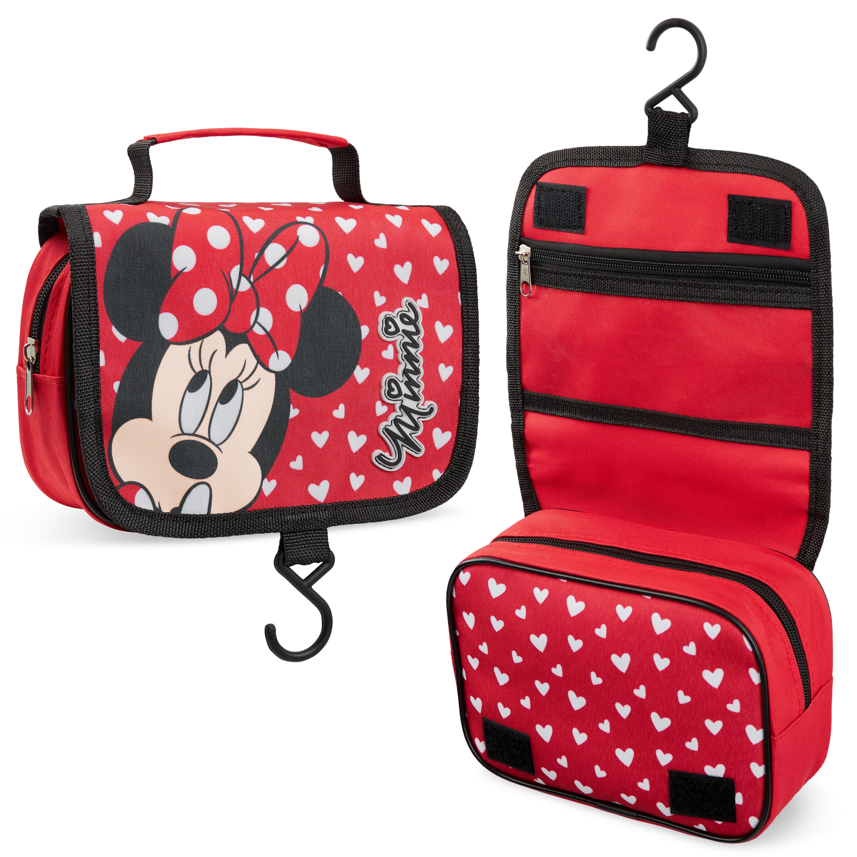 Disney Hanging Toiletry Bags for Women -Red Minnie Cosmetic Bag - Get Trend