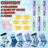 Disney Stitch Christmas Crackers Set of 6 with Socks Inside - Get Trend