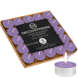 DECO EXPRESS Tealight Candles Multipack of 200, 100, 50, 25 or 24, Burning Time 4, 8 or 10 Hours - Tea Lights Candles