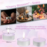 DECO EXPRESS Tealight Candles Multipack of 200, 100, 50, 25 or 24, Burning Time 4, 8 or 10 Hours - Tea Lights Candles