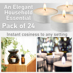 Deco Express Tealight Candles Multipack - White 24/10 Hour - Get Trend