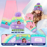 Gabby's Dollhouse Girls Winter Accessories Set for School or Travel Girls Gifts