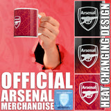 Arsenal F.C. Coffee Mug, 320ml Ceramic Heat Colour Changing Mug Supporters' Gear