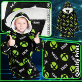 Xbox Fleece Blanket Hoodie for Boys and Teenagers - One Size - Get Trend