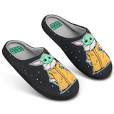 Disney Men's Slippers - Baby Yoda House Shoes - Get Trend