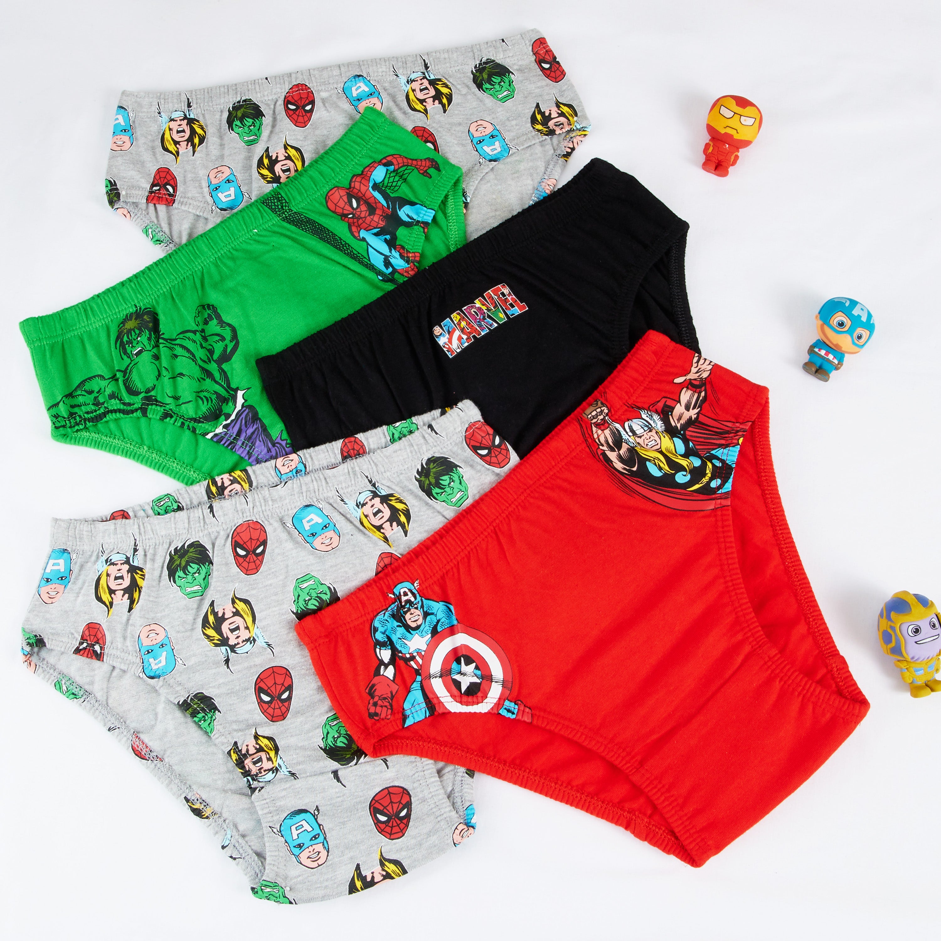 Marvel Boys Underwear 5 Pack - Marvel Superheroes Underwear for Boys - Get Trend