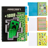 Minecraft Sticker Book for Kids with with 28 Sheets and 1000 Stickers - Get Trend