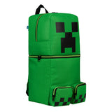 Minecraft Children's Backpacks for Boys, Creeper Green Rucksack - Get Trend