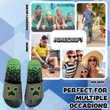 Minecraft Sliders for Boys and Teenagers Kids Flip Flops - Get Trend