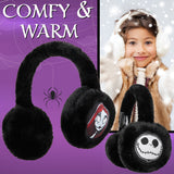 Disney The Nightmare Before Christmas Girls Fluffy Earmuffs - Gifts for Her