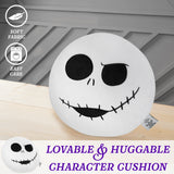 Disney The Nightmare Before Christmas 3D Plush Pillow Cushions for Bed 35 x 33cm (White/Black)