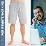 CityComfort Cotton Pyjama Shorts with Elasticated Waist for Men - 2 Pack - Get Trend