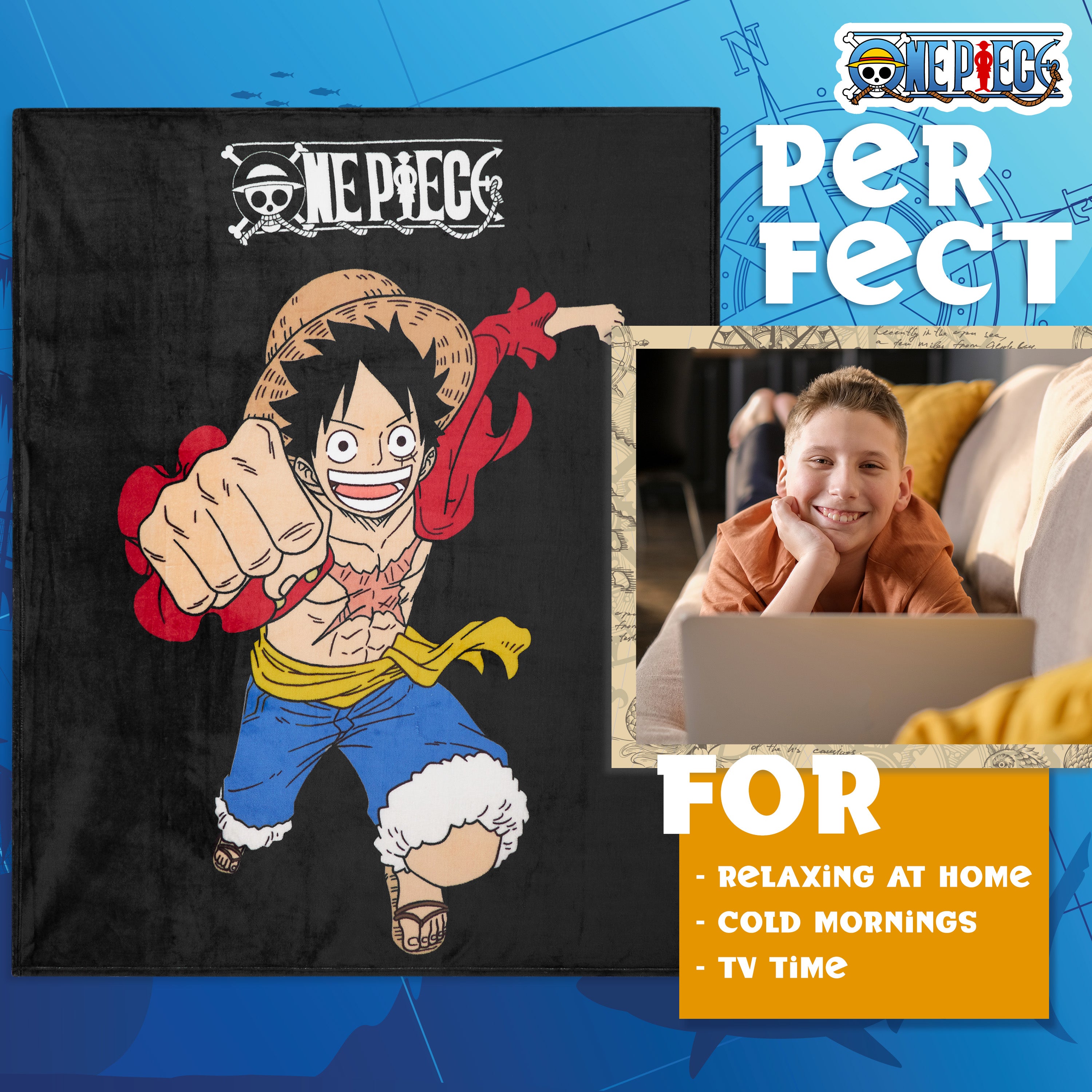 One Piece Fleece Blanket Super Soft Blanket - Get Trend